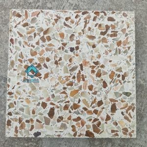 یک عدد موزاییک نمونه خرید موزاییک حضرتی مرمر نمره 3 یزد - کرمان سنگ مرمر و سفید روی زمین
